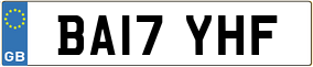 Truck License Plate